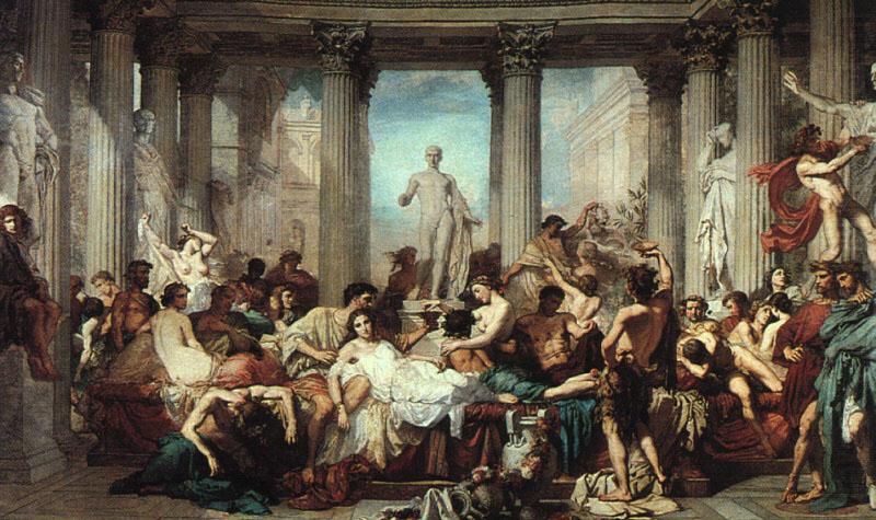 Thomas Couture The Romans of the Decadence china oil painting image